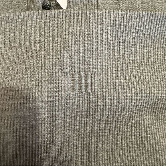 Lululemon In the Flow Crop II Leggings Women's Size 8 Heathered Fatigue Green - Picture 4 of 6